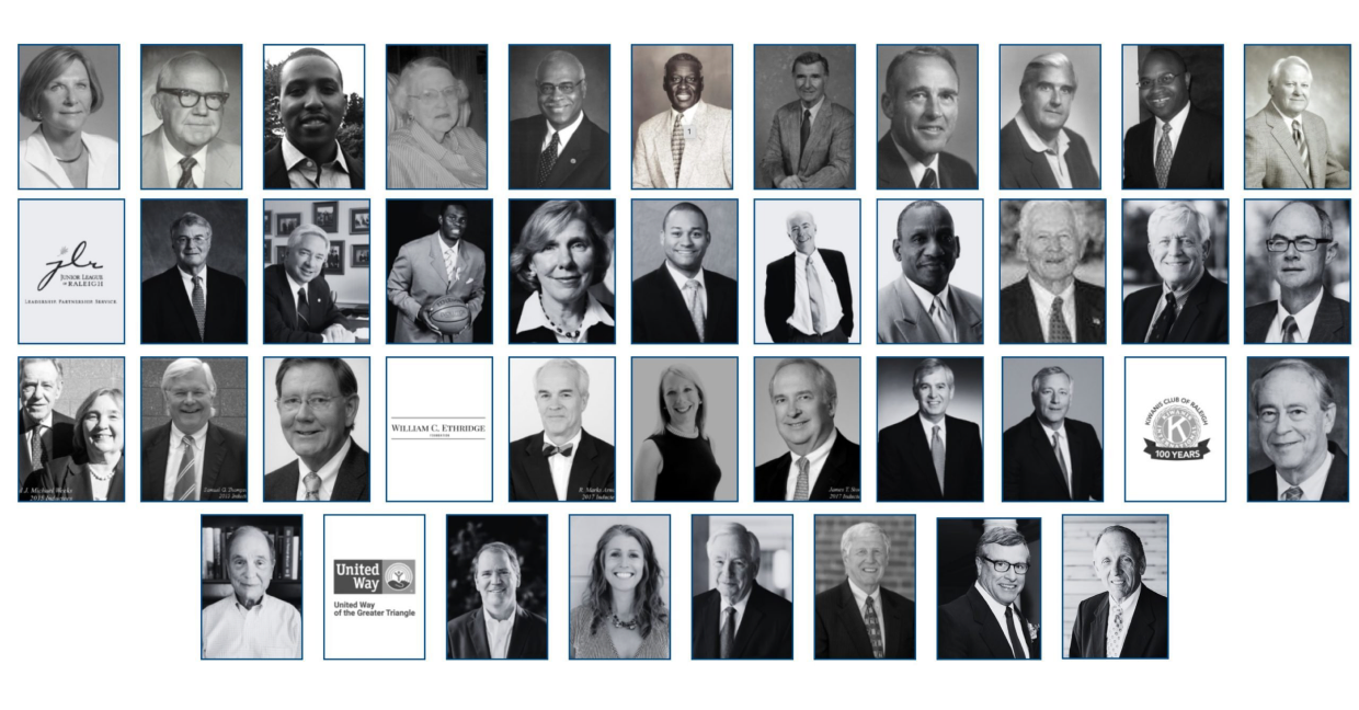 Portrait grid of past Boys & Girls Clubs Hall of Fame inductees