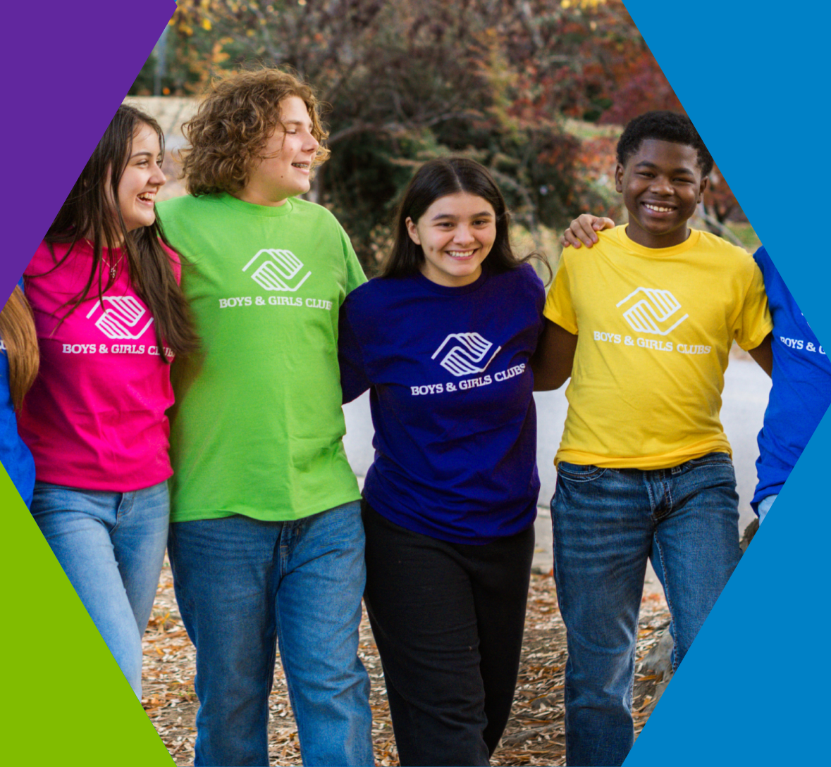 Young people together at Boys & Girls Clubs